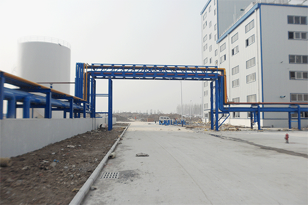 450T/D train unloading and off-site pipe network system design and installation project for Anyang Vegetable Protein Co., Ltd. of Sunshine Oil Group